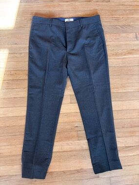 Spoke Build A 34x29 Gray Wool Lightweight Dress pants